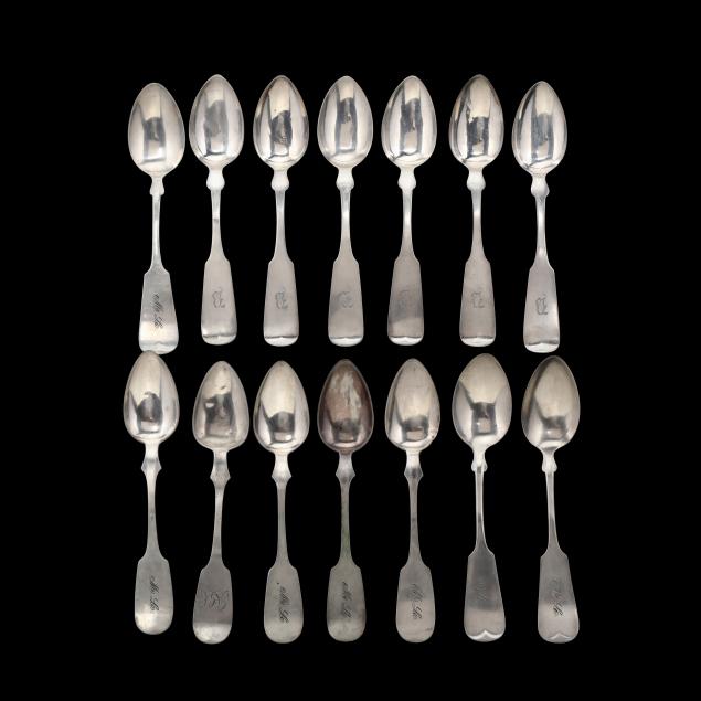 14-american-coin-silver-teaspoons