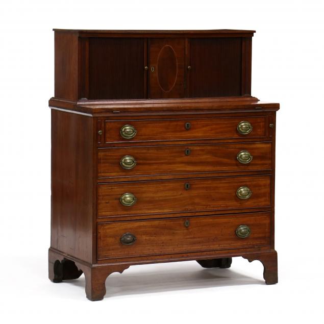 federal-inlaid-mahogany-tambour-desk