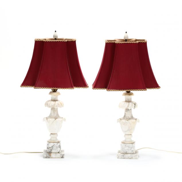 pair-of-vintage-carved-marble-table-lamps