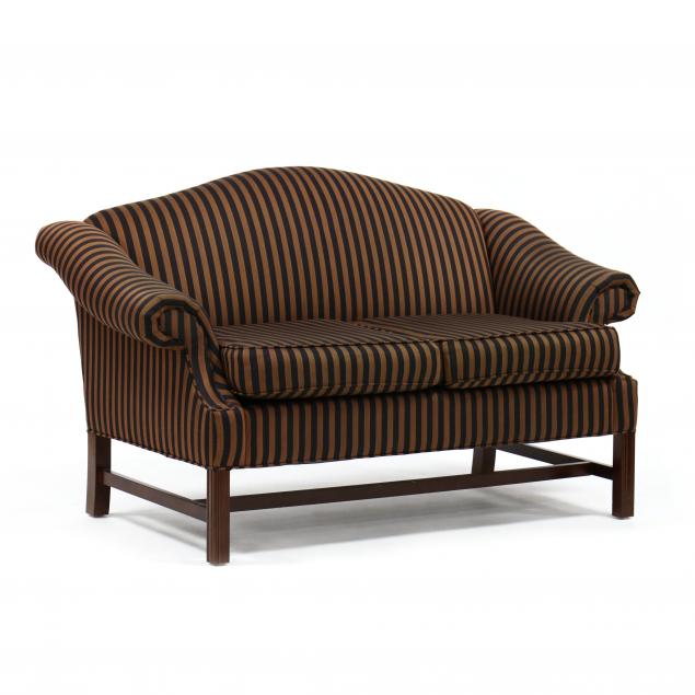 chippendale-style-mahogany-settee