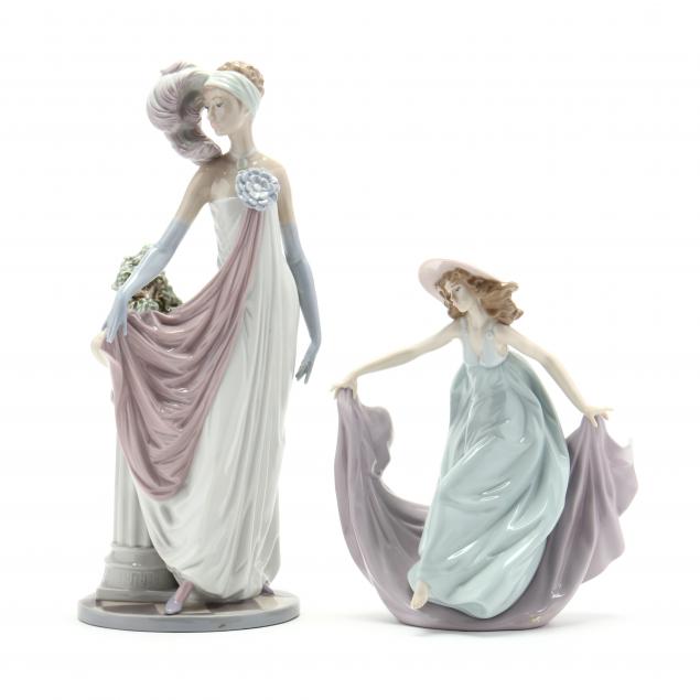 two-lladro-figurines-of-young-beauties