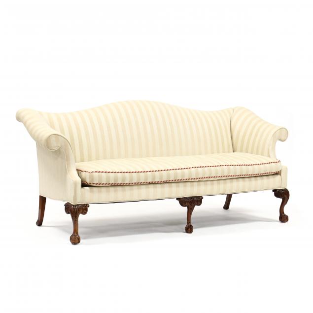 chippendale-style-camel-back-sofa