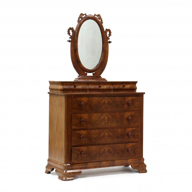 american-classical-mahogany-chest-of-drawers-with-mirror