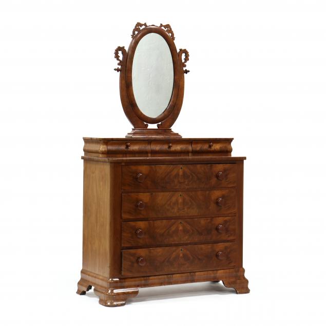 american-classical-mahogany-chest-of-drawers-with-mirror