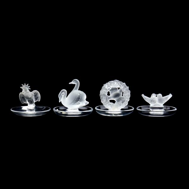 lalique-four-crystal-jewelry-dishes