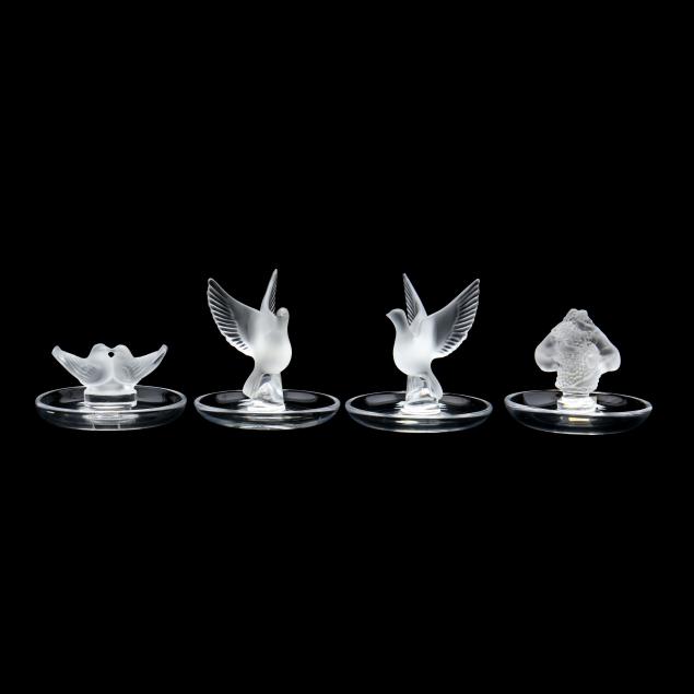 lalique-four-crystal-jewelry-dishes