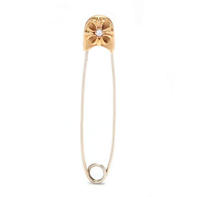 gold-and-diamond-safety-pin-brooch-chrome-hearts