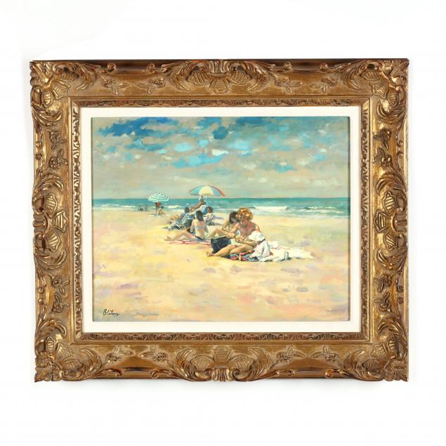 marcos-blahove-ukraine-ga-1928-2012-i-beach-scene-with-baby-i