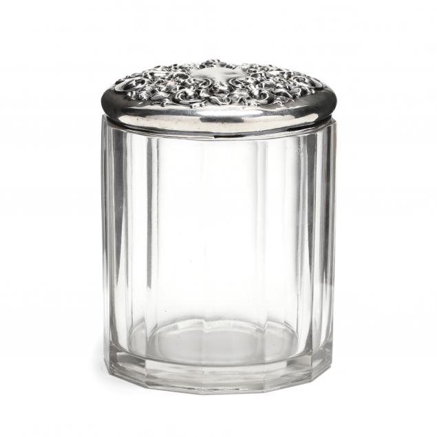 antique-sterling-lidded-glass-humidor