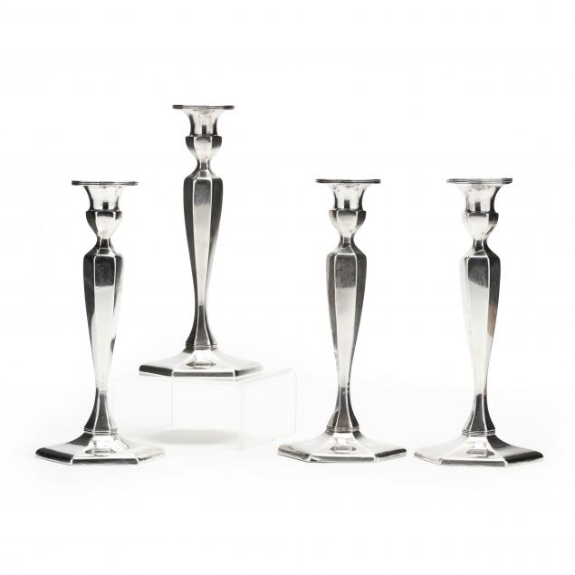 set-of-four-sterling-silver-candlesticks