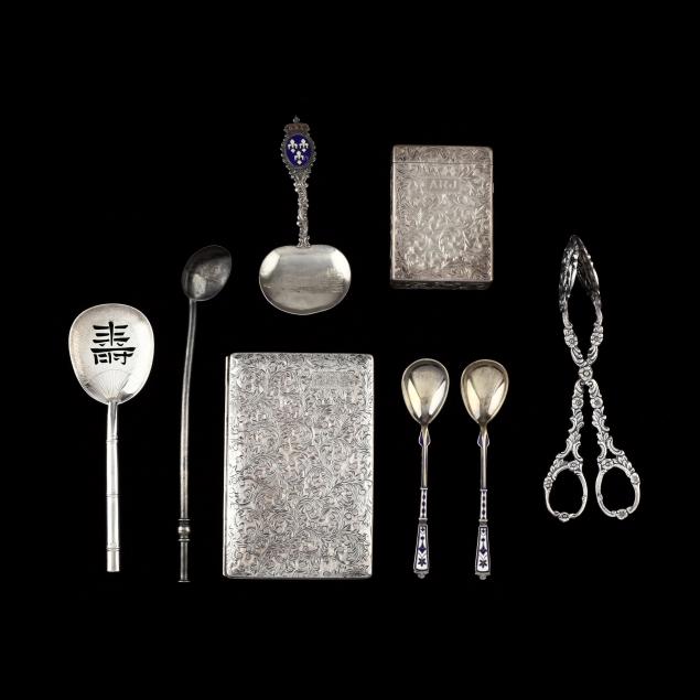 collection-of-vintage-silver-souvenirs
