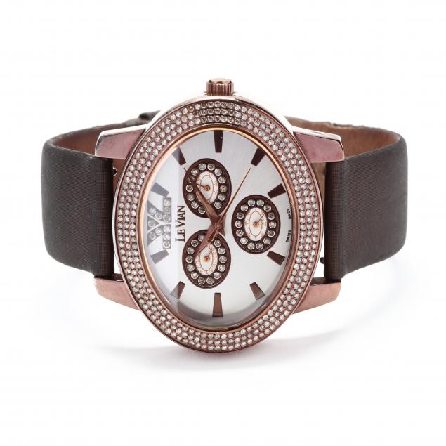 stainless-steel-and-chocolate-diamond-watch-levian
