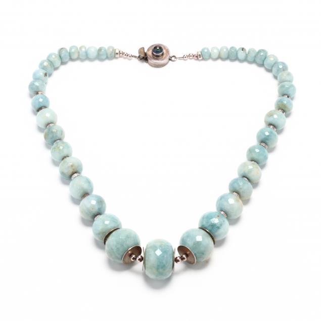 sterling-silver-and-aquamarine-bead-necklace