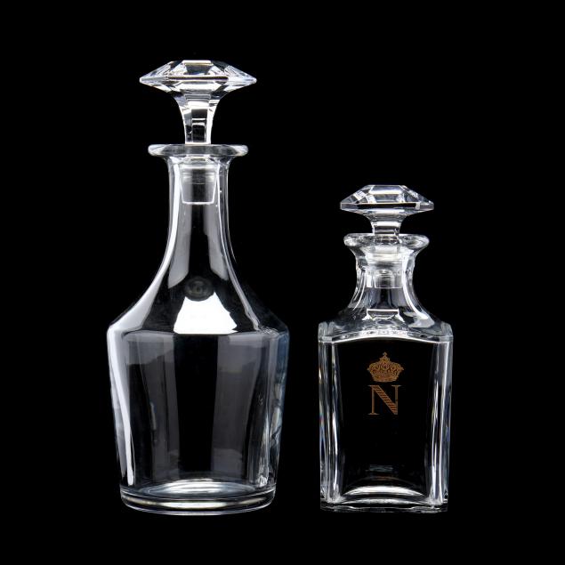 two-baccarat-crystal-decanters