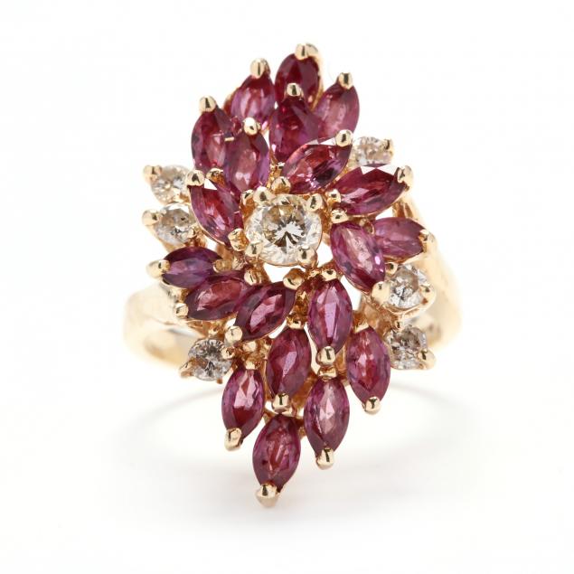 14kt-gold-diamond-and-red-stone-ring