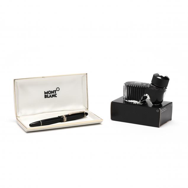 montblanc-meisterstuck-fountain-pen-with-inkwell