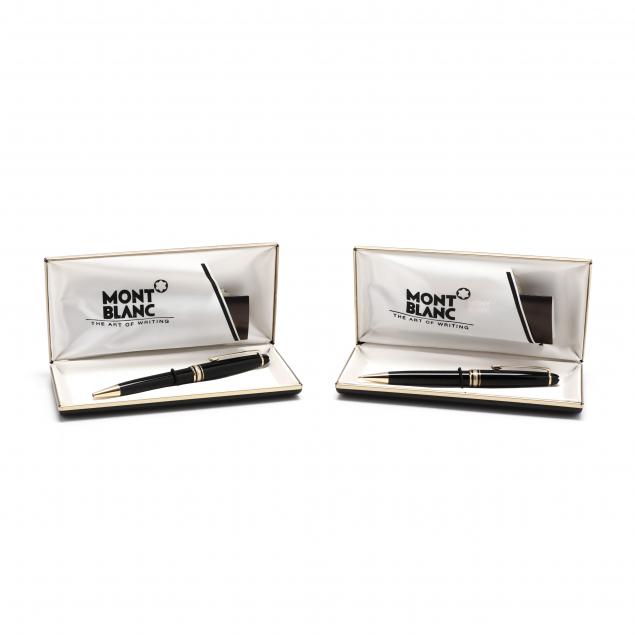 montblanc-meisterstuck-ball-point-pen-and-mechanical-pencil