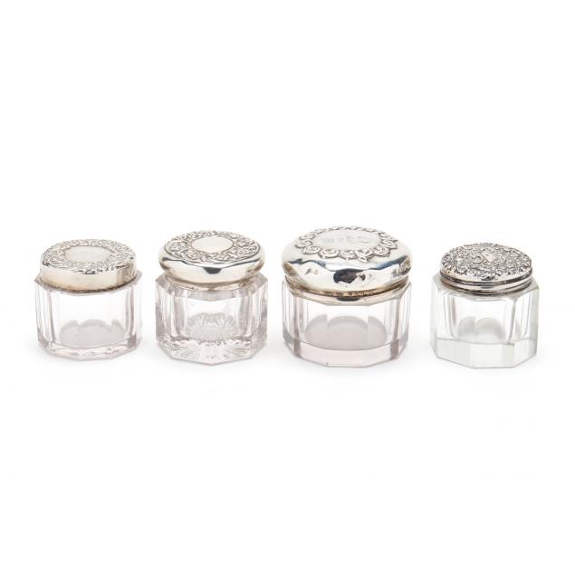 four-dresser-bottles-with-sterling-silver-covers