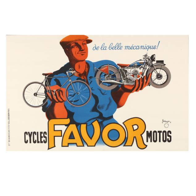 jacques-pierre-bellenger-french-20th-century-i-cycles-favor-motos-i