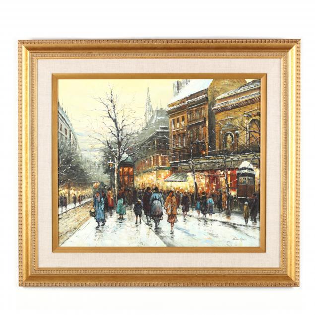 adrian-linham-french-20th-century-parisian-street-scene