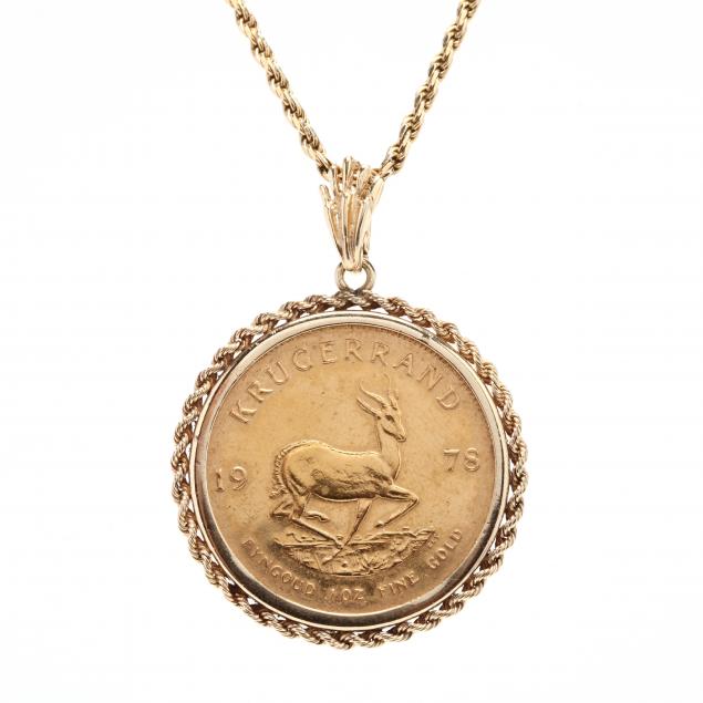 gold-south-african-coin-pendant-necklace