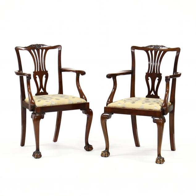 pair-of-chippendale-style-armchairs