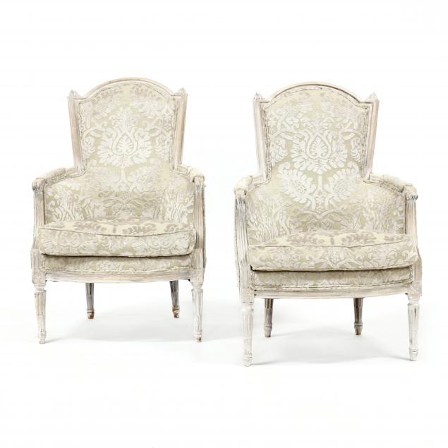 pair-of-louis-xvi-style-carved-and-painted-bergeres