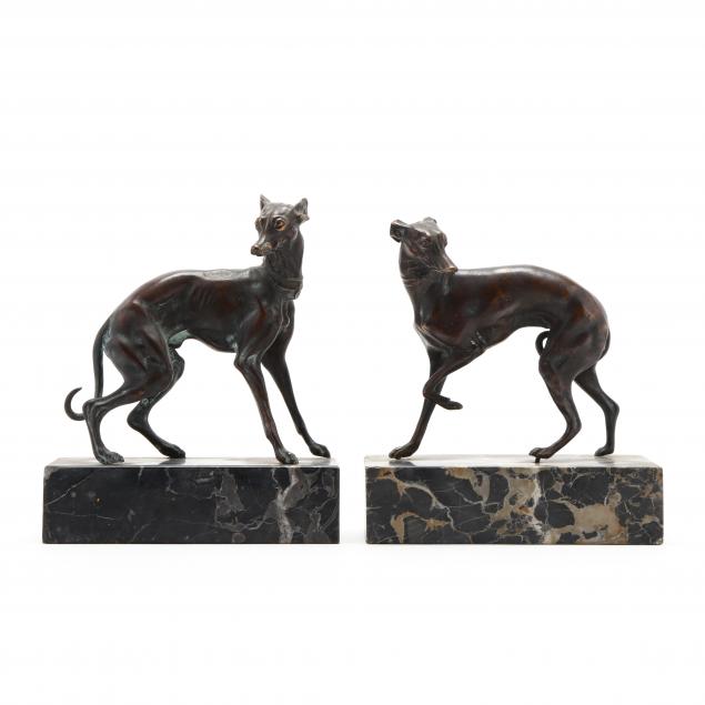 pair-of-bronze-italian-greyhound-sculptures