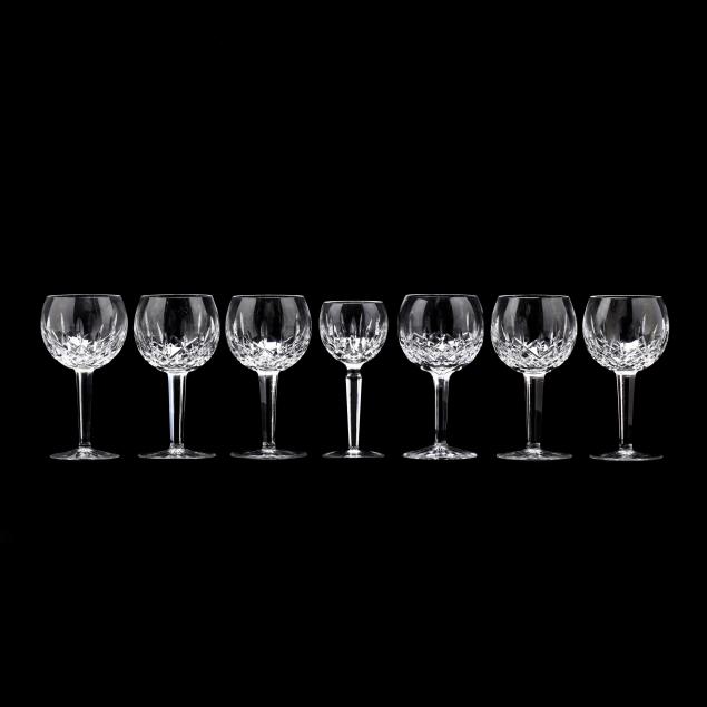 seven-waterford-i-lismore-i-crystal-stems