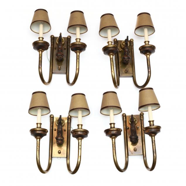 hart-associates-set-of-four-brass-sconces