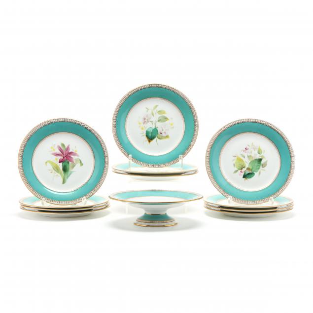 antique-english-porcelain-dessert-set