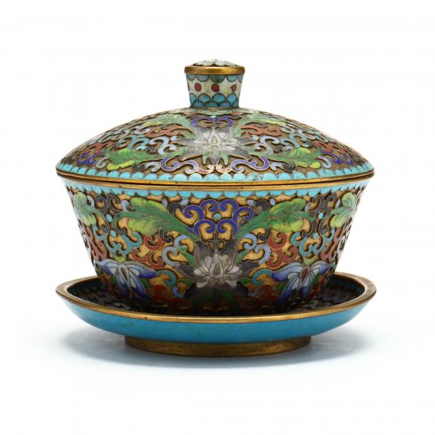 a-chinese-champleve-bowl-with-cover-and-saucer