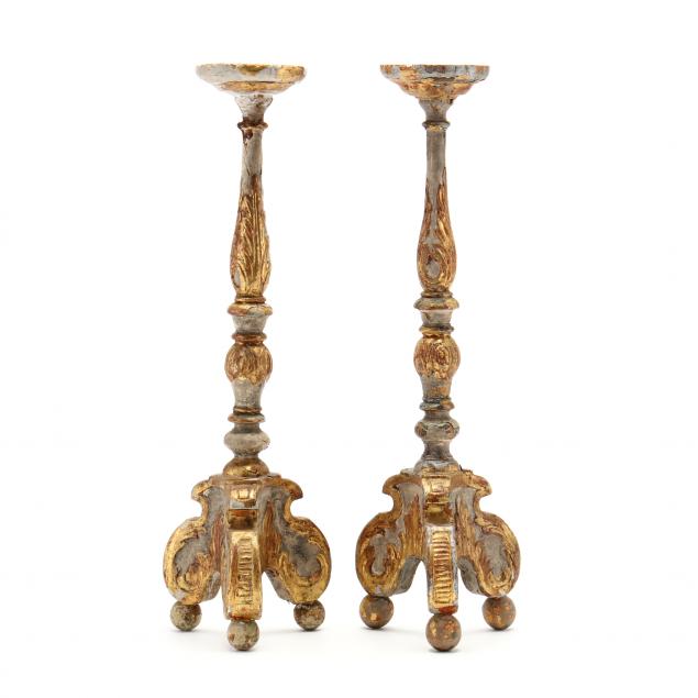 pair-of-antique-carved-and-gilt-pricket-sticks