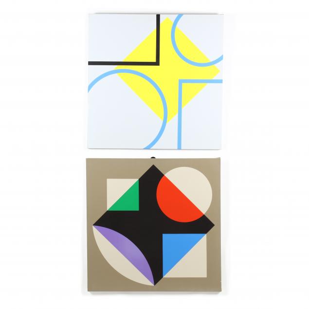 noel-martin-oh-1922-2009-two-hard-edge-paintings