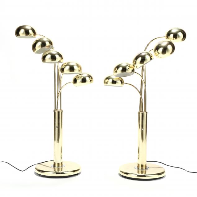 pair-of-vintage-brass-waterfall-table-lamps