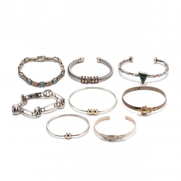 eight-silver-bracelets