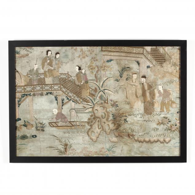 a-chinese-embroidered-panel-with-figures-in-landscape