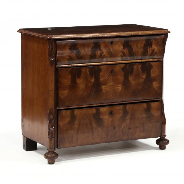antique-continental-mahogany-chest-of-drawers