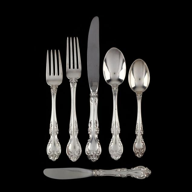 gorham-melrose-sterling-silver-flatware-service