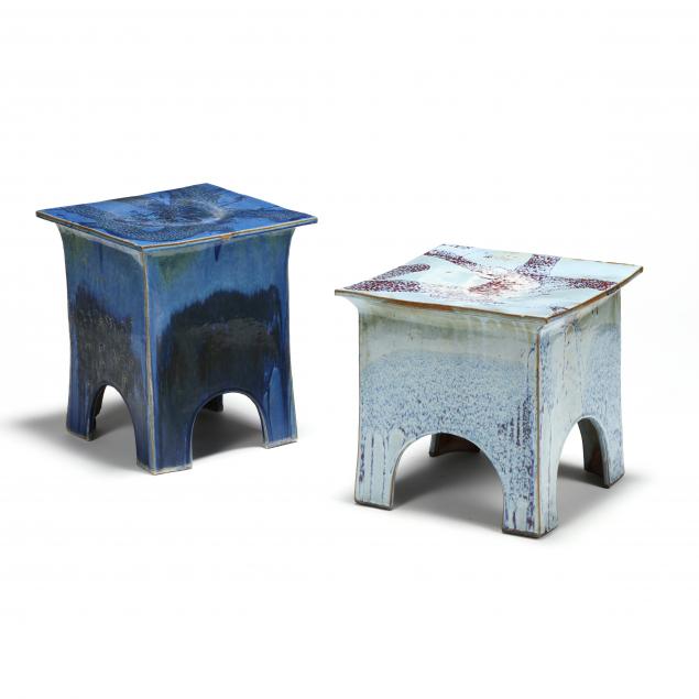 eric-o-leary-20th-century-two-pottery-side-tables