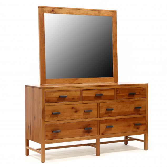 millcraft-amish-hand-craftedcherry-dresser-with-mirror