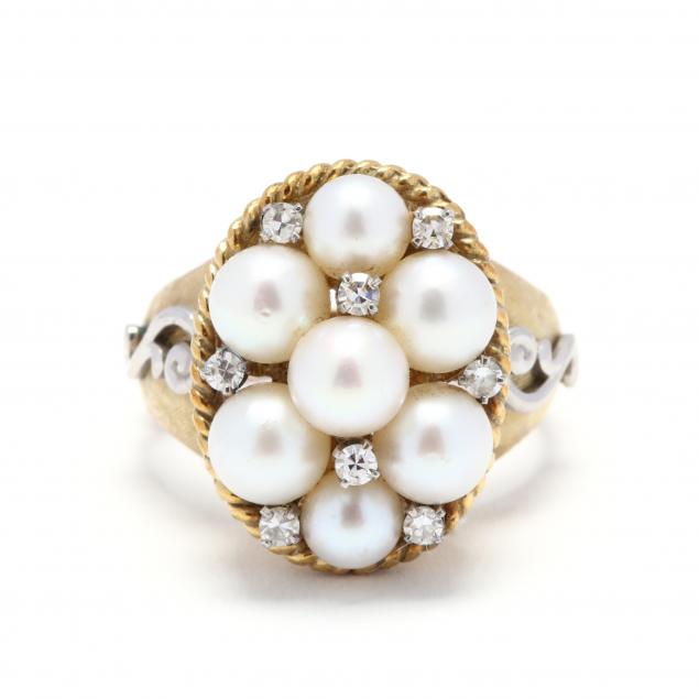 18kt-gold-pearl-and-diamond-ring