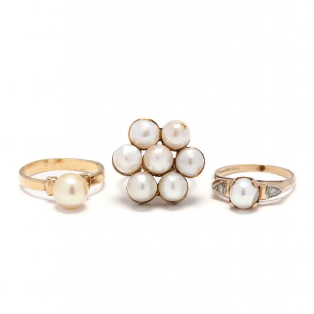 three-gold-and-pearl-rings