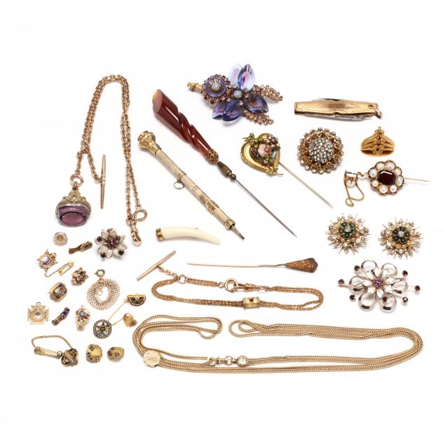 group-of-gold-filled-and-costume-jewelry