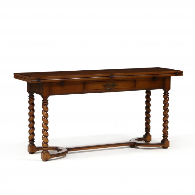 lloyd-s-continental-style-cherry-console-table