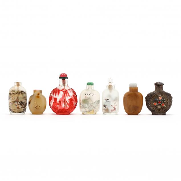 a-group-of-seven-chinese-snuff-bottles