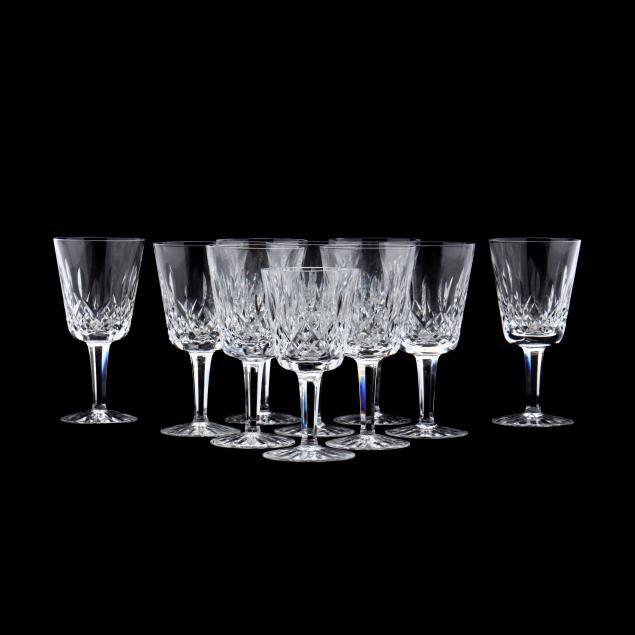 waterford-group-of-ten-lismore-goblets