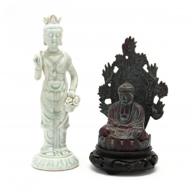 two-buddhist-sculptures