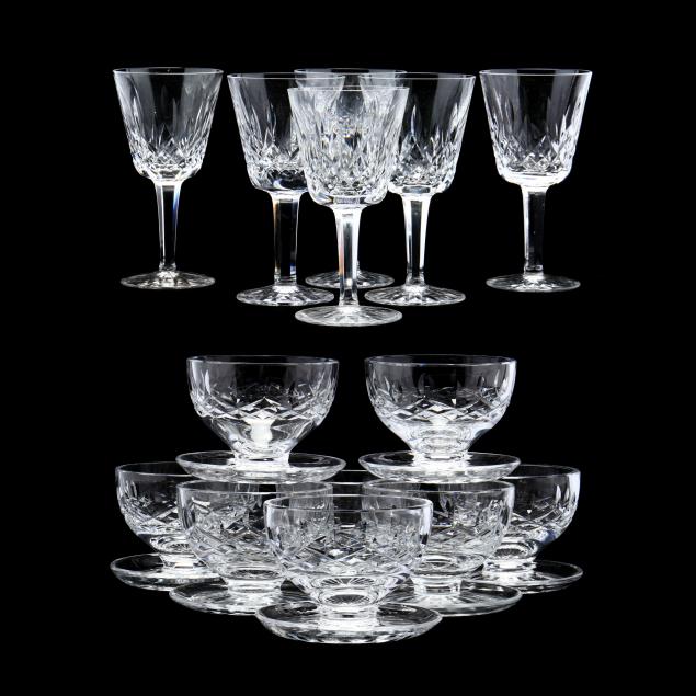 waterford-14-pieces-of-cut-glass