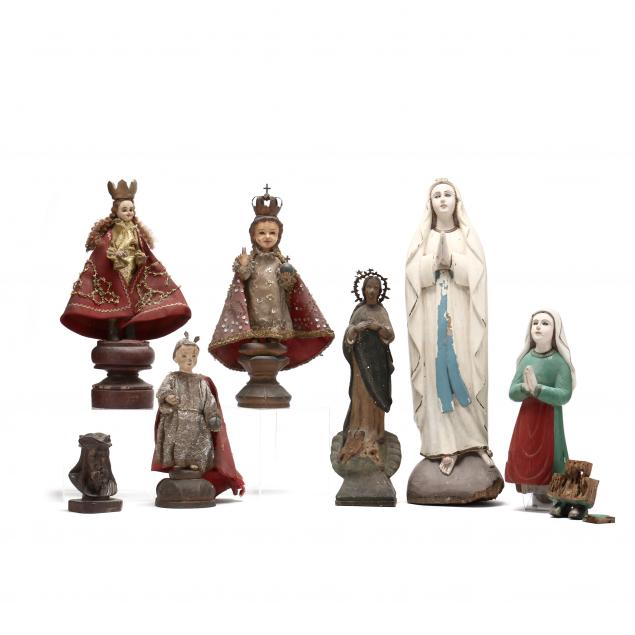 group-of-seven-religious-santos-sculptures